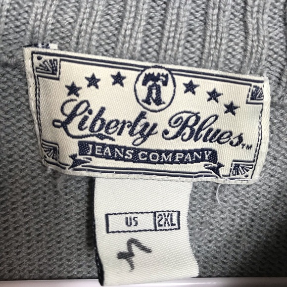 Liberty blues vintage snowflake sweater - Picture 3 of 6